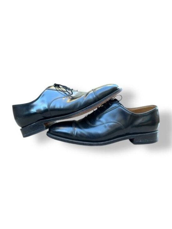 Exquisite Johnston & Murphy Crown Black Leather Oxford Sz 8.5 USA. High Quality main image 6